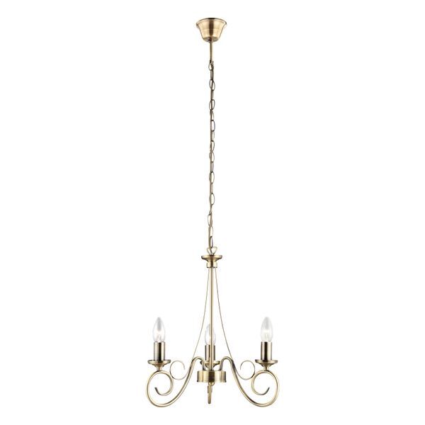 GLOBO 69003-3 TRUNCATUS ПЕНДЕЛ ANTIQUE BRASS, A:400, H:1300, EXCL. 3XE14 40W 230V
