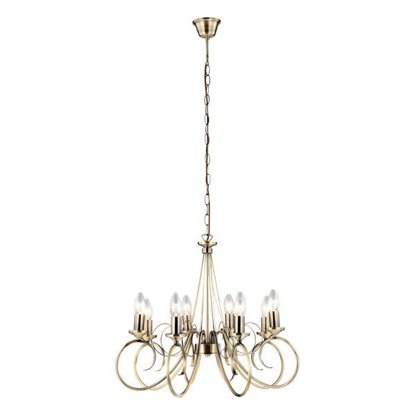 GLOBO 69003-8 TRUNCATUS ПЕНДЕЛ ANTIQUE BRASS, A:550, H:1350, EXCL. 8XE14 40W 230V