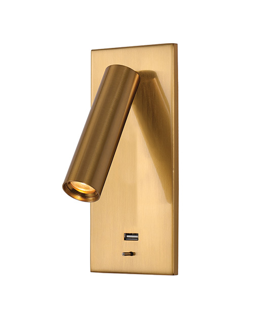 ZAMBELIS H67 3W LED ЗА ВГРАЖДАНЕ READING LAMP 3W 3000K ALUMINUM & METAL