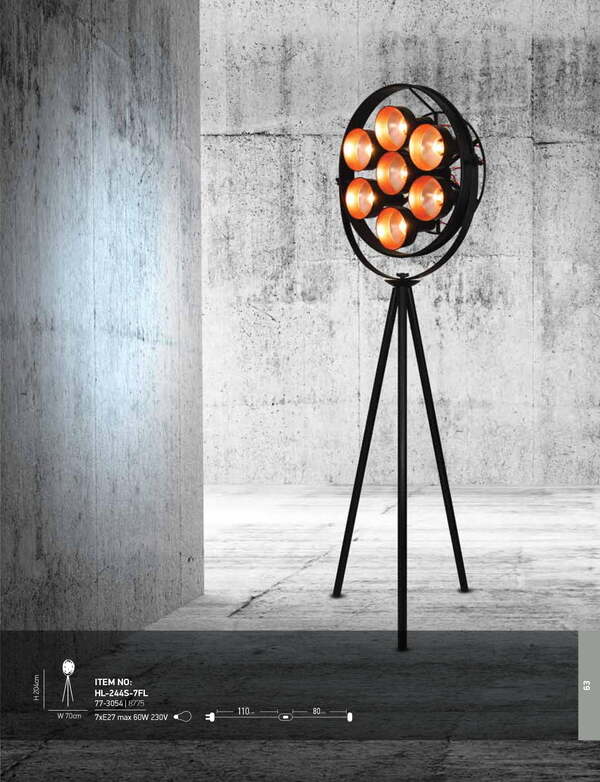 ЛАМПА HOME LIGHTING HL-244S-7FL HECTOR ЛАМПИОН