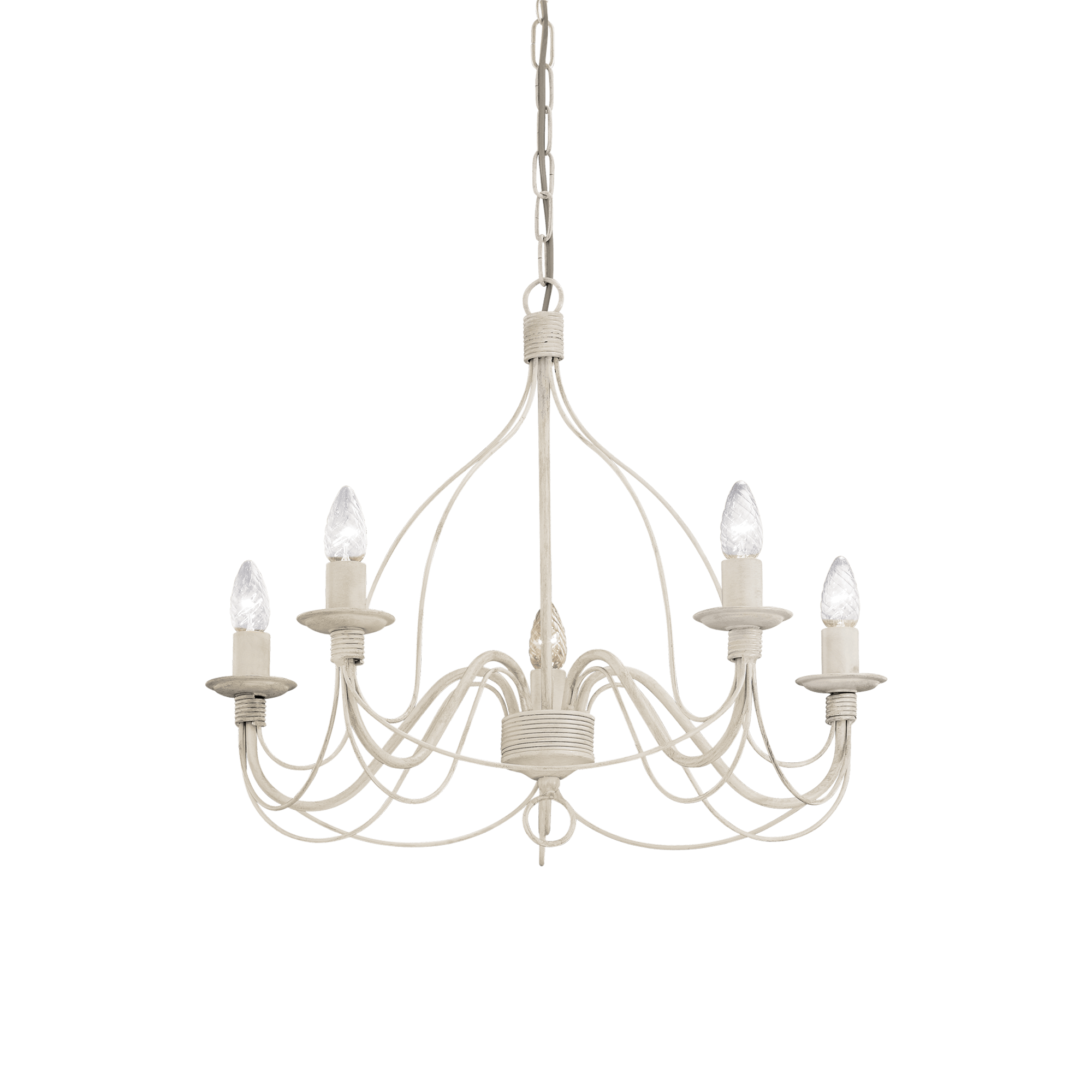 ПОЛИЛЕЙ IDEAL LUX 005881 CORTE SP5 ANTIQUE WHITE