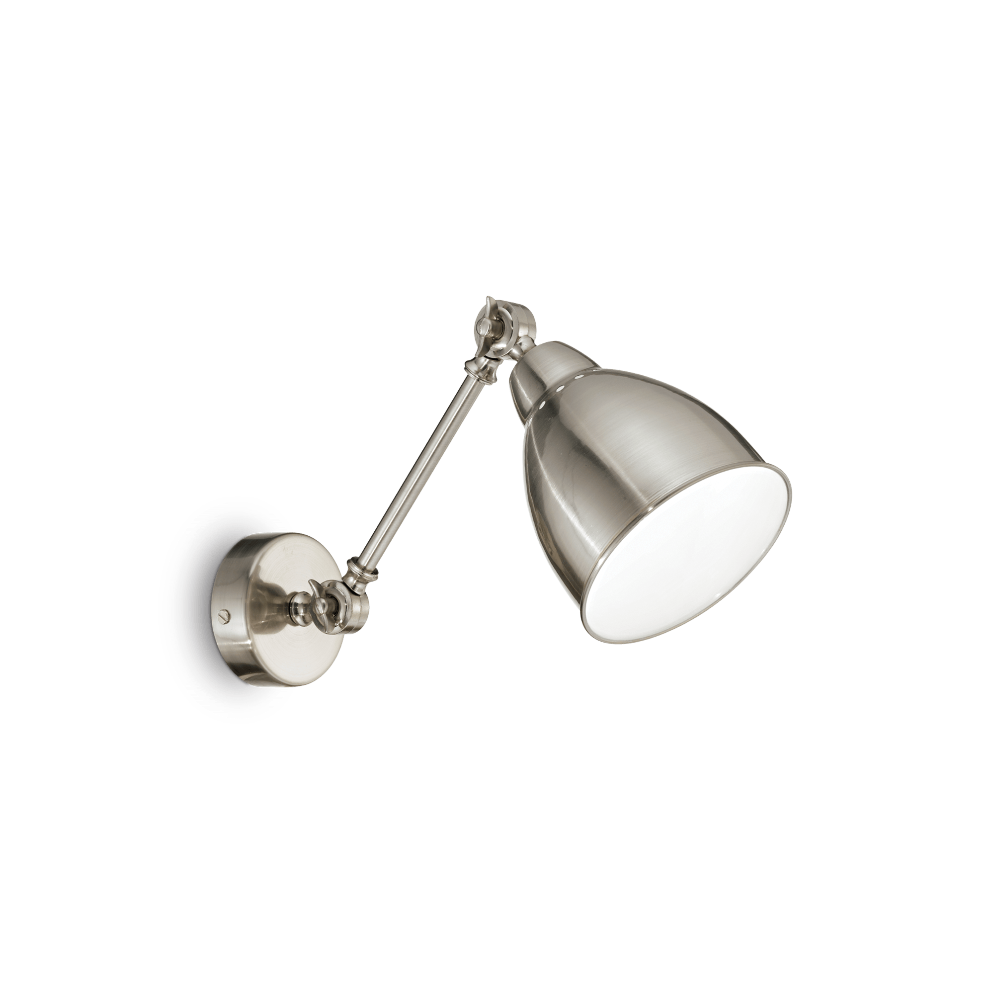 АПЛИК IDEAL LUX 016399 NEWTON AP1 SATIN NICKEL