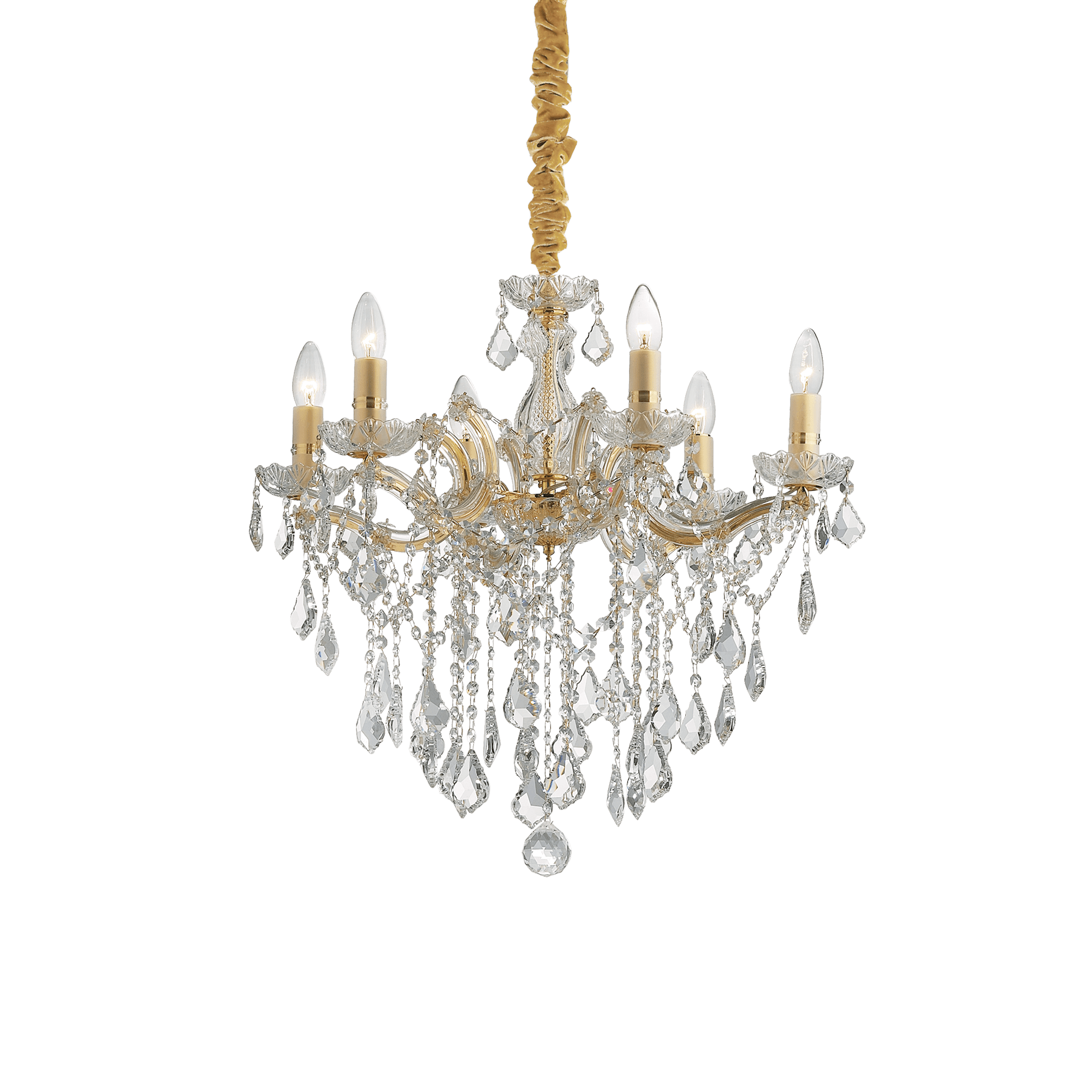 ПОЛИЛЕЙ IDEAL LUX 035635 FLORIAN SP6 BRASS