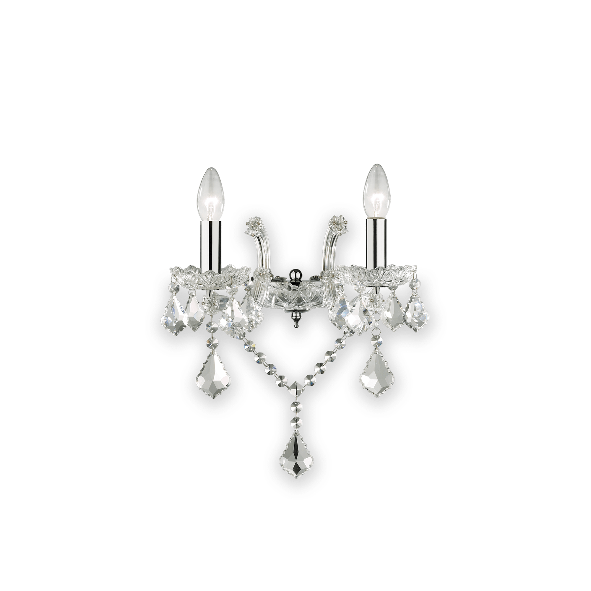 АПЛИК IDEAL LUX 035642 FLORIAN AP2 CHROME