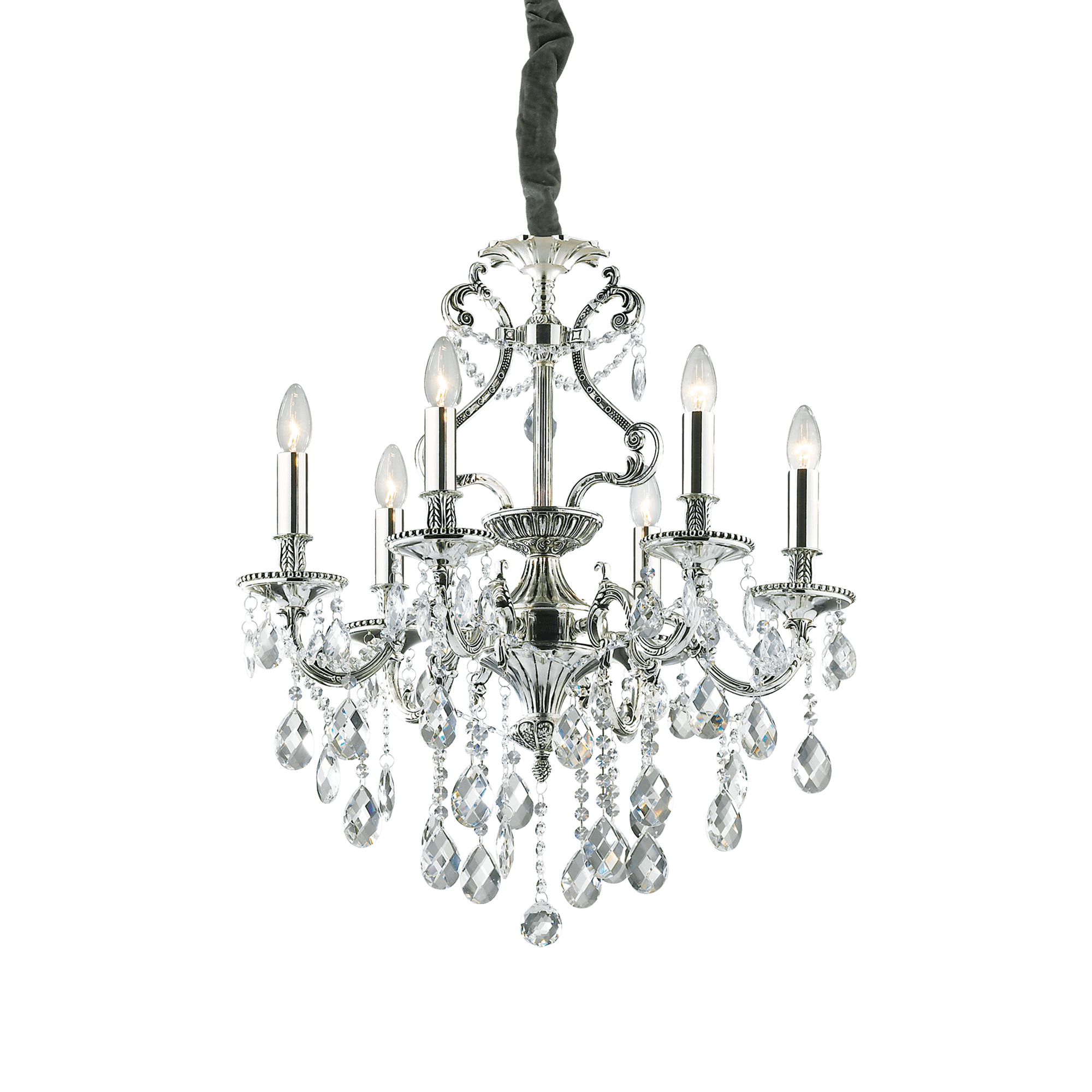 ПОЛИЛЕЙ IDEAL LUX 044927 GIOCONDA SP6 ARGENTO