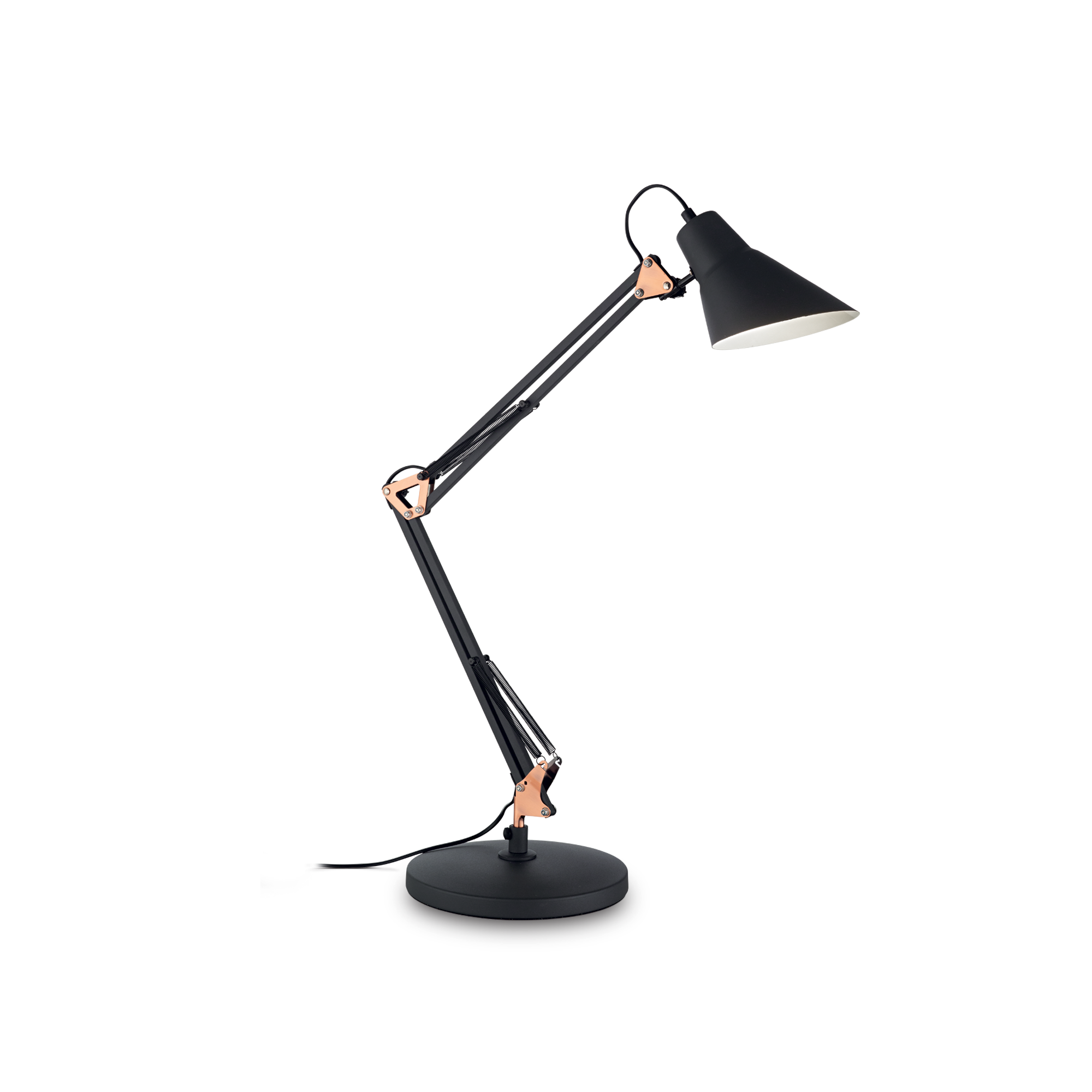 РАБОТНА ЛАМПА IDEAL LUX 061160 SALLY TL1 NERO RAME