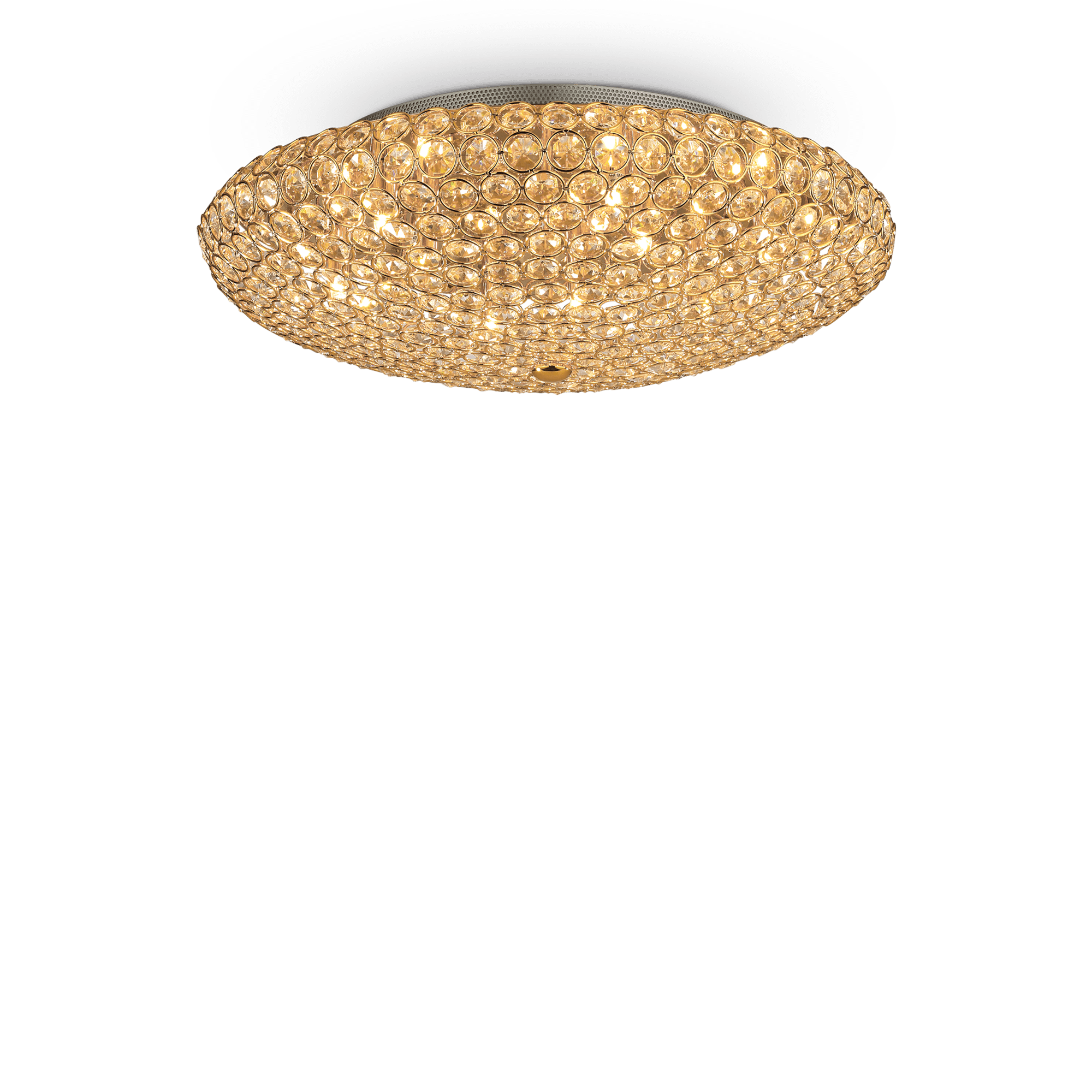 ПЛАФОН IDEAL LUX 073262 KING PL9 GOLD