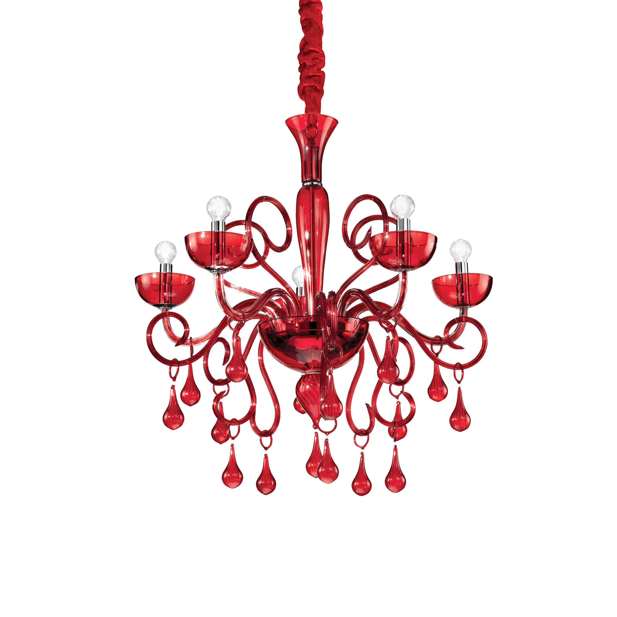 IDEAL LUX LILLY SP5 ROSSO