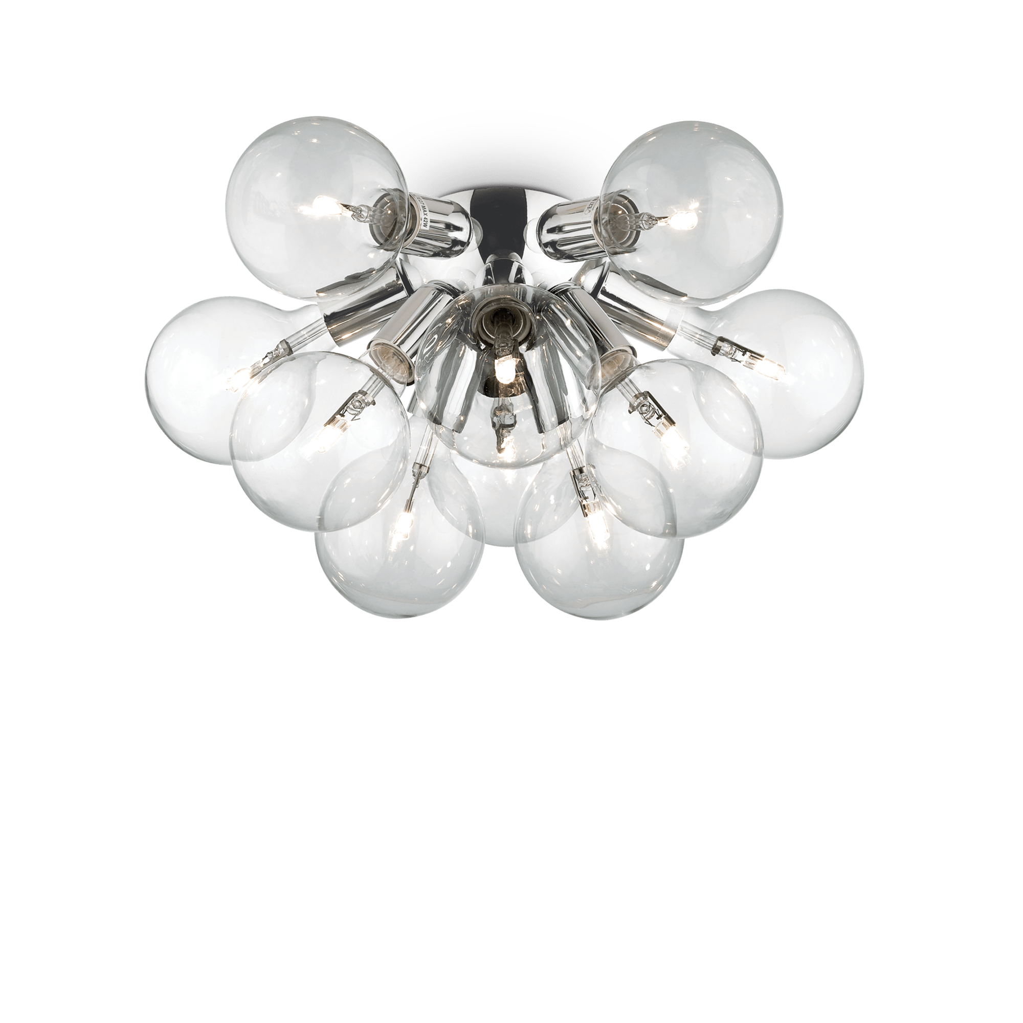 ПЛАФОН IDEAL LUX 074740 DEA PL10 CROMO