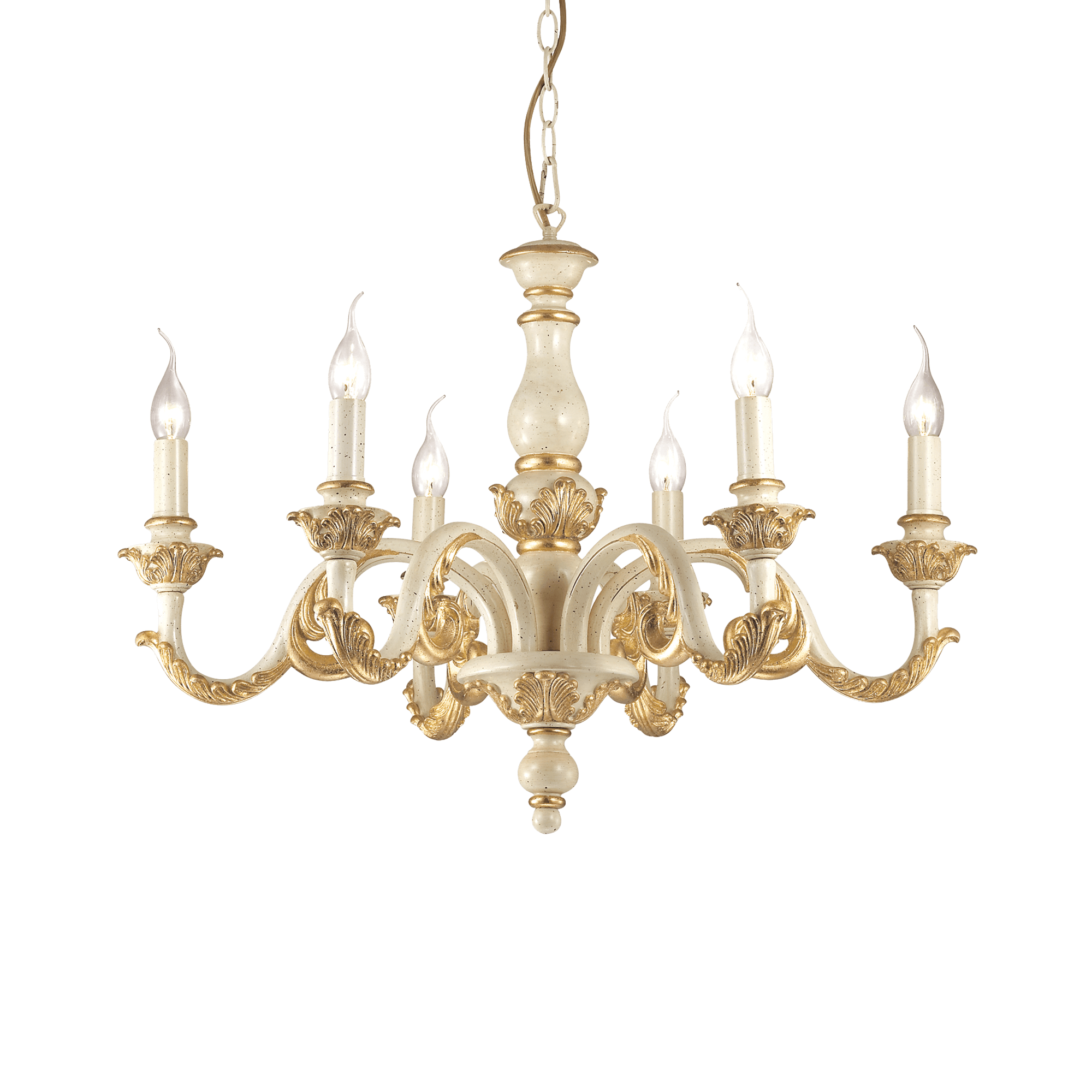 ПОЛИЛЕЙ IDEAL LUX 075327 GIGLIO SP6 ORO