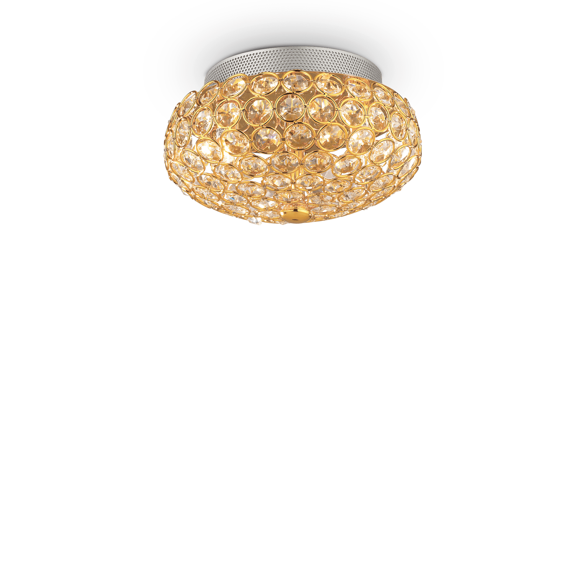 ПЛАФОН IDEAL LUX 075402 KING PL3 GOLD