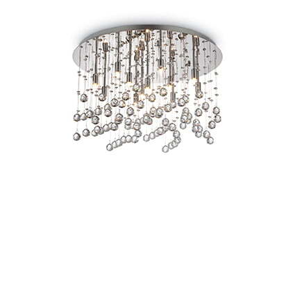 ПЛАФОН IDEAL LUX 077802 MOONLIGHT PL12 CHROME