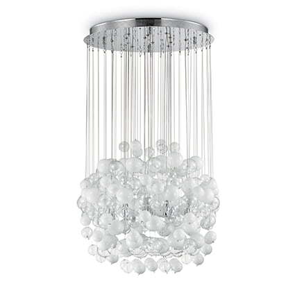 ПЕНДЕЛ IDEAL LUX 087924 BOLLICINE SP14 WHITE