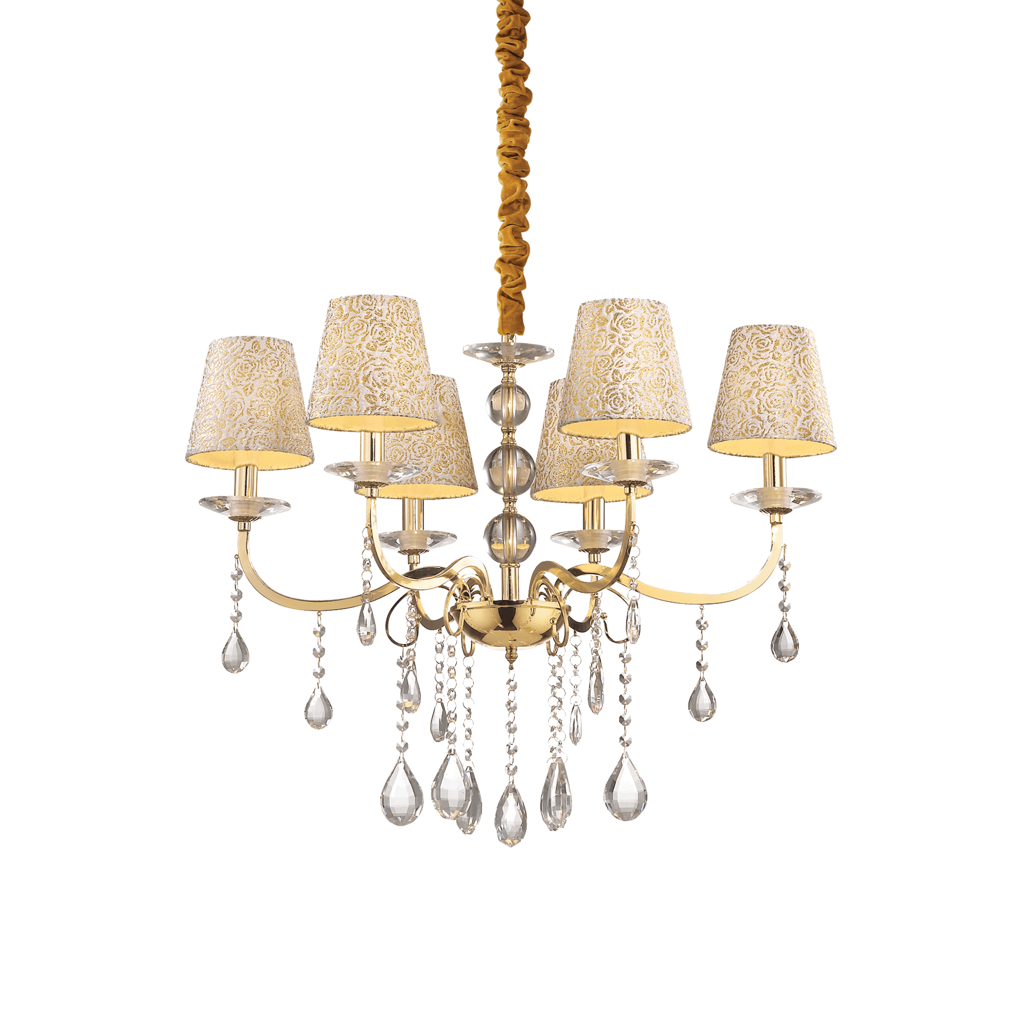 ПОЛИЛЕЙ IDEAL LUX 088068 PANTHEON SP6 ORO