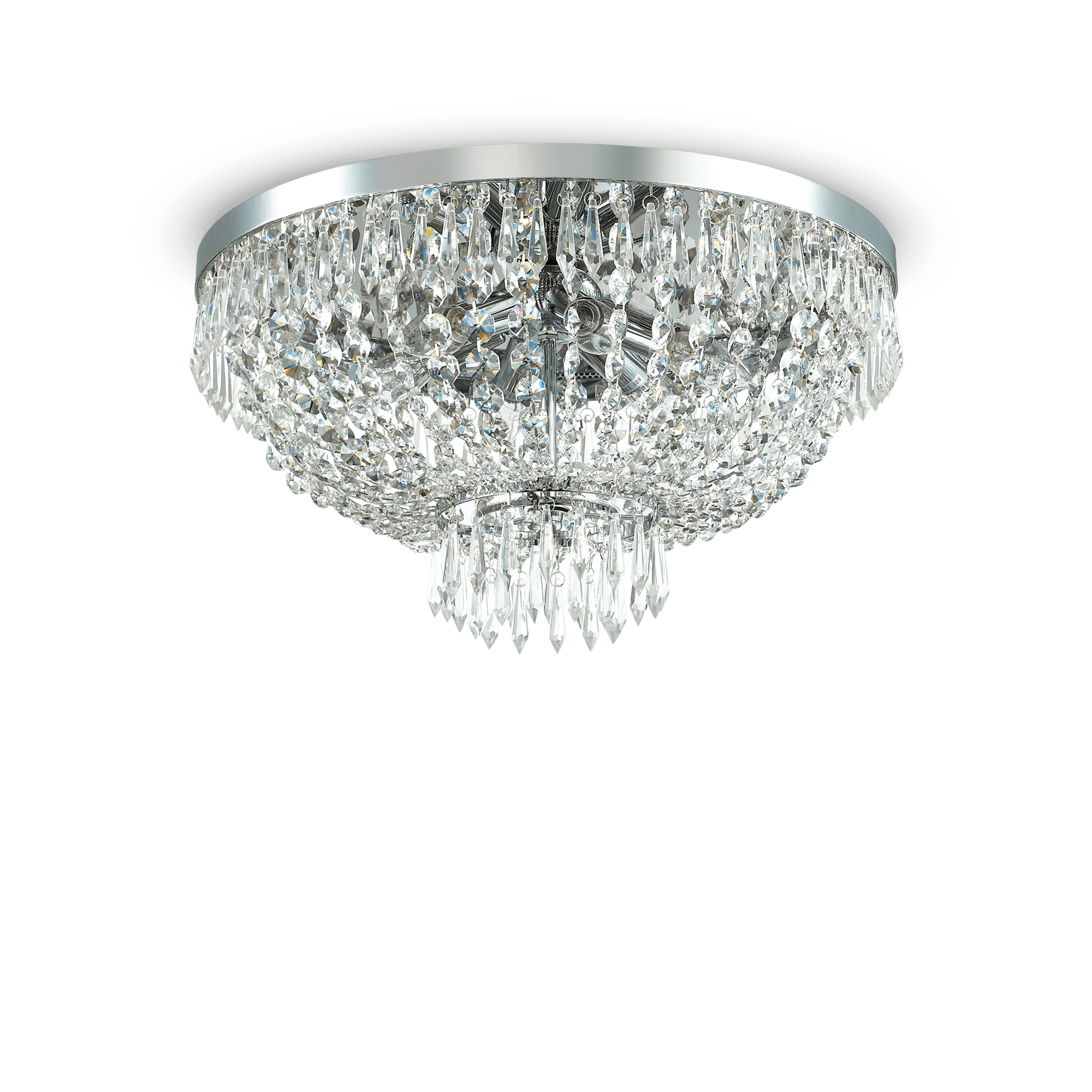 ПЛАФОН IDEAL LUX 093475 CAESAR PL6 CROME