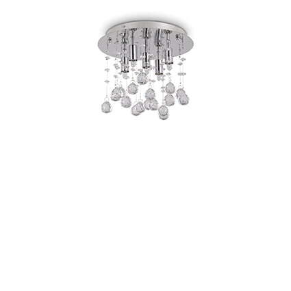 ПЛАФОН IDEAL LUX 094649 MOONLIGHT PL5 CHROME