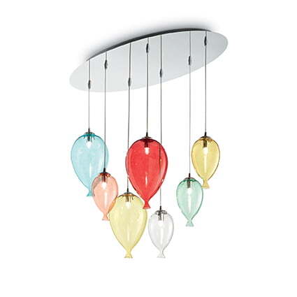 ПЕНДЕЛ IDEAL LUX 100937 CLOWN SP7 COLOR