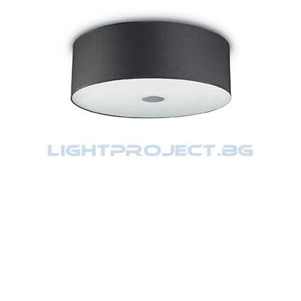 ПЛАФОН IDEAL LUX 103273 WOODY PL4 BLACK
