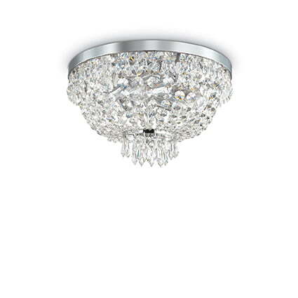 ПЛАФОН IDEAL LUX 103792 CAESAR PL5 CROME