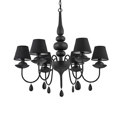 ПОЛИЛЕЙ IDEAL LUX 111872 BLANCHE SP6 BLACK