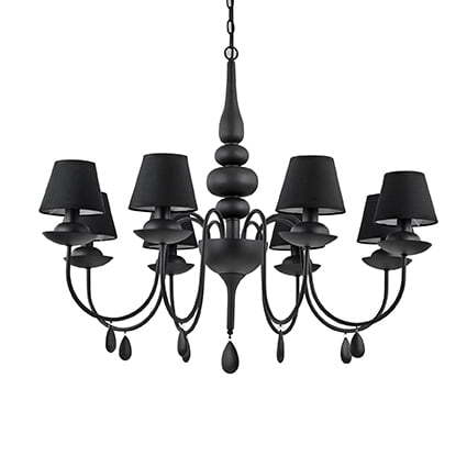 ПОЛИЛЕЙ IDEAL LUX 111896 BLANCHE SP8 BLACK