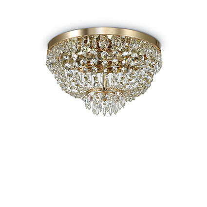 ПЛАФОН IDEAL LUX 114675 CAESAR PL5 ORO