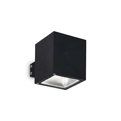 ФАСАДЕН АПЛИК IDEAL LUX 123080 SNIF AP1 SQUARE BLACK