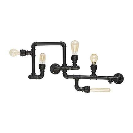ПЛАФОН IDEAL LUX 136707 PLUMBER PL5 BLACK