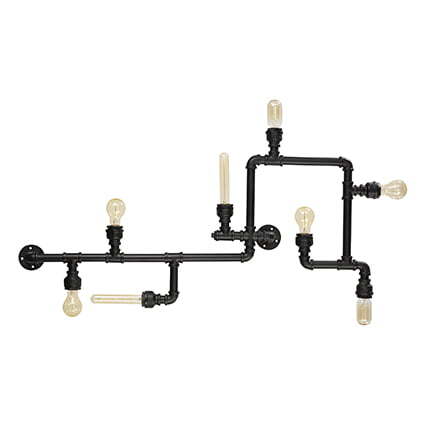 ПЛАФОН IDEAL LUX 136714 PLUMBER PL8 BLACK