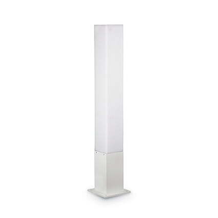 ГРАДИНСКИ СТЪЛБ IDEAL LUX 142999 EDO OUTDOOR PT1 SQUARE WHITE