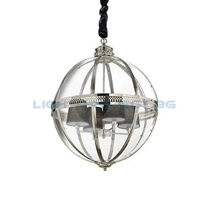 ПЕНДЕЛ IDEAL LUX 156347 WORLD SP4 CROMO