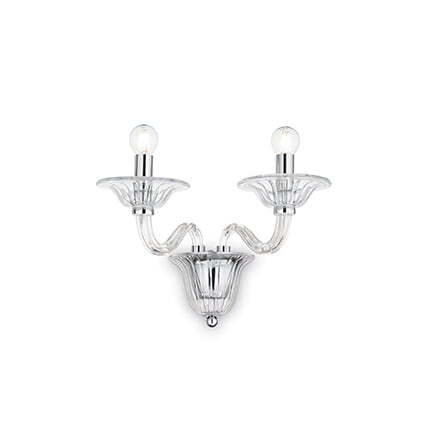 IDEAL LUX DANIELI AP2 TRASPARENTE