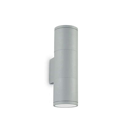 ФАСАДЕН АПЛИК IDEAL LUX 163628 GUN AP2 SMALL GREY