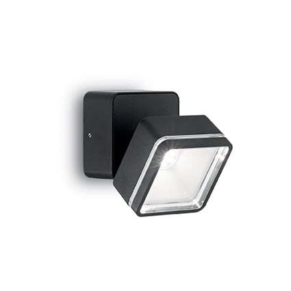 IDEAL LUX OMEGA AP SQUARE NERO 4000K