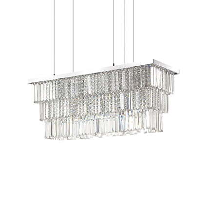 ПЕНДЕЛ IDEAL LUX 166322 MARTINEZ SP6 CROMO