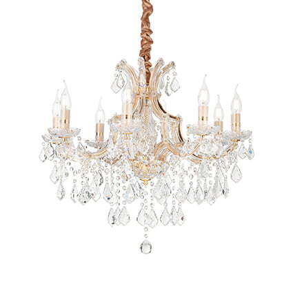 ПОЛИЛЕЙ IDEAL LUX 167398 NAPOLEON SP8 BRASS