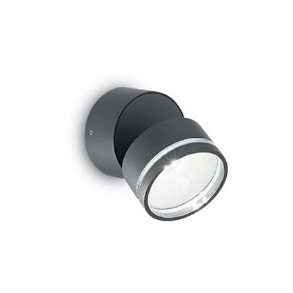 IDEAL LUX OMEGA AP ROUND ANTRACITE 4000K
