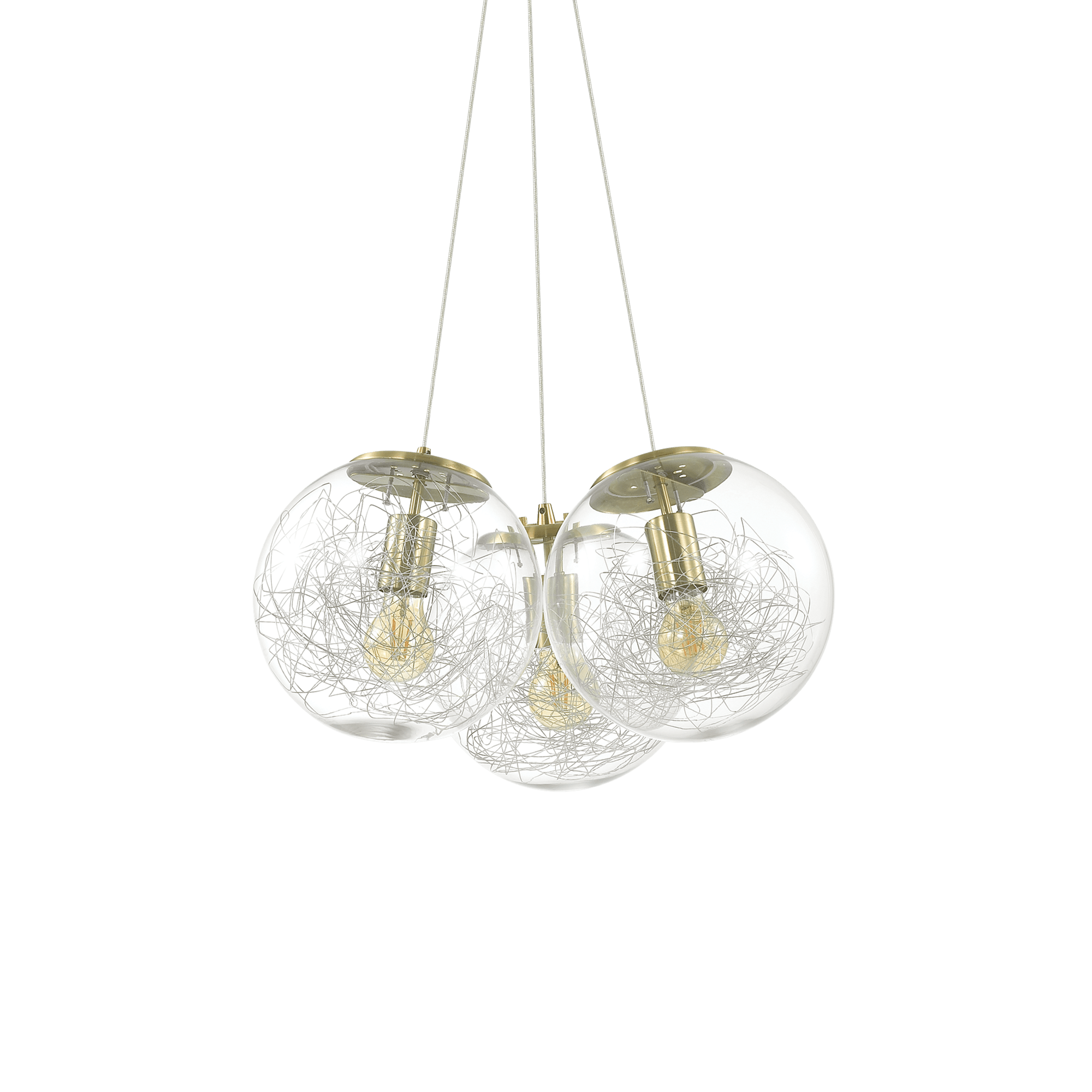 ПЕНДЕЛ IDEAL LUX 175973 MAPA SAT SP3 OTTONE