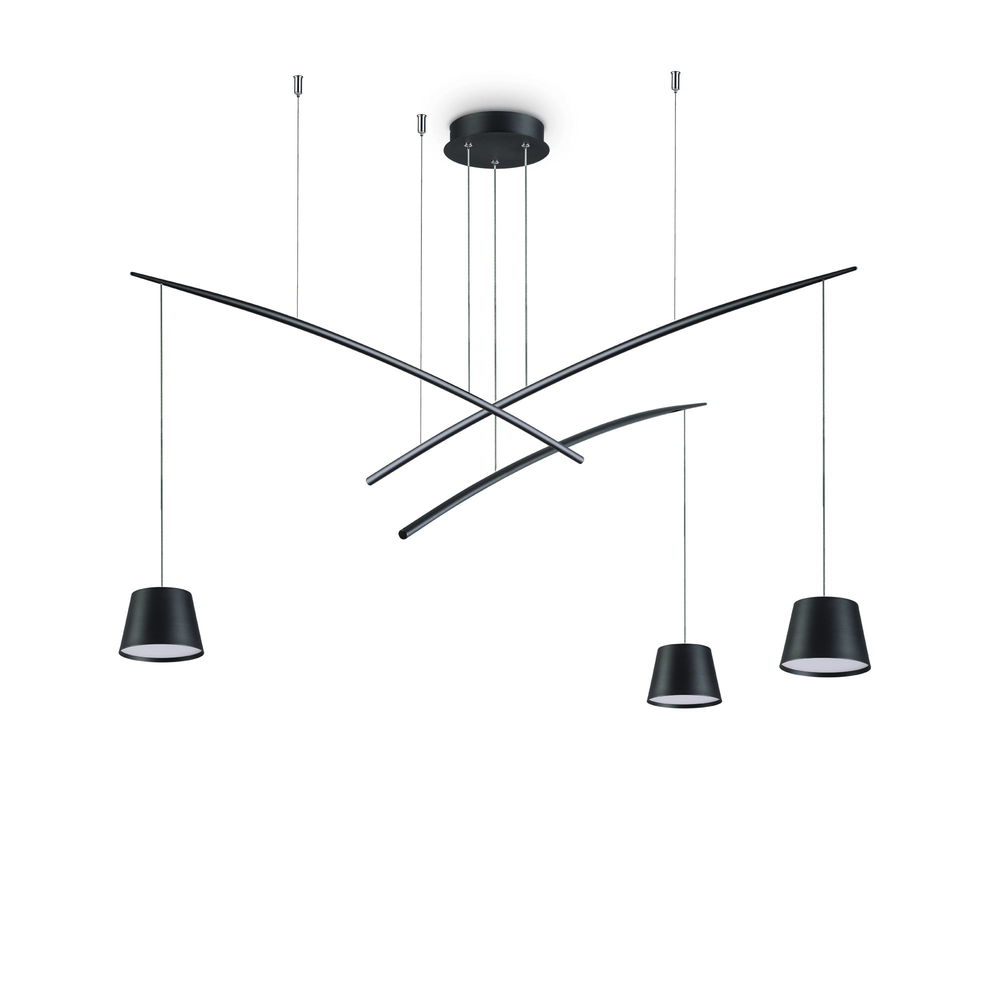 IDEAL LUX FISH SP3 NERO