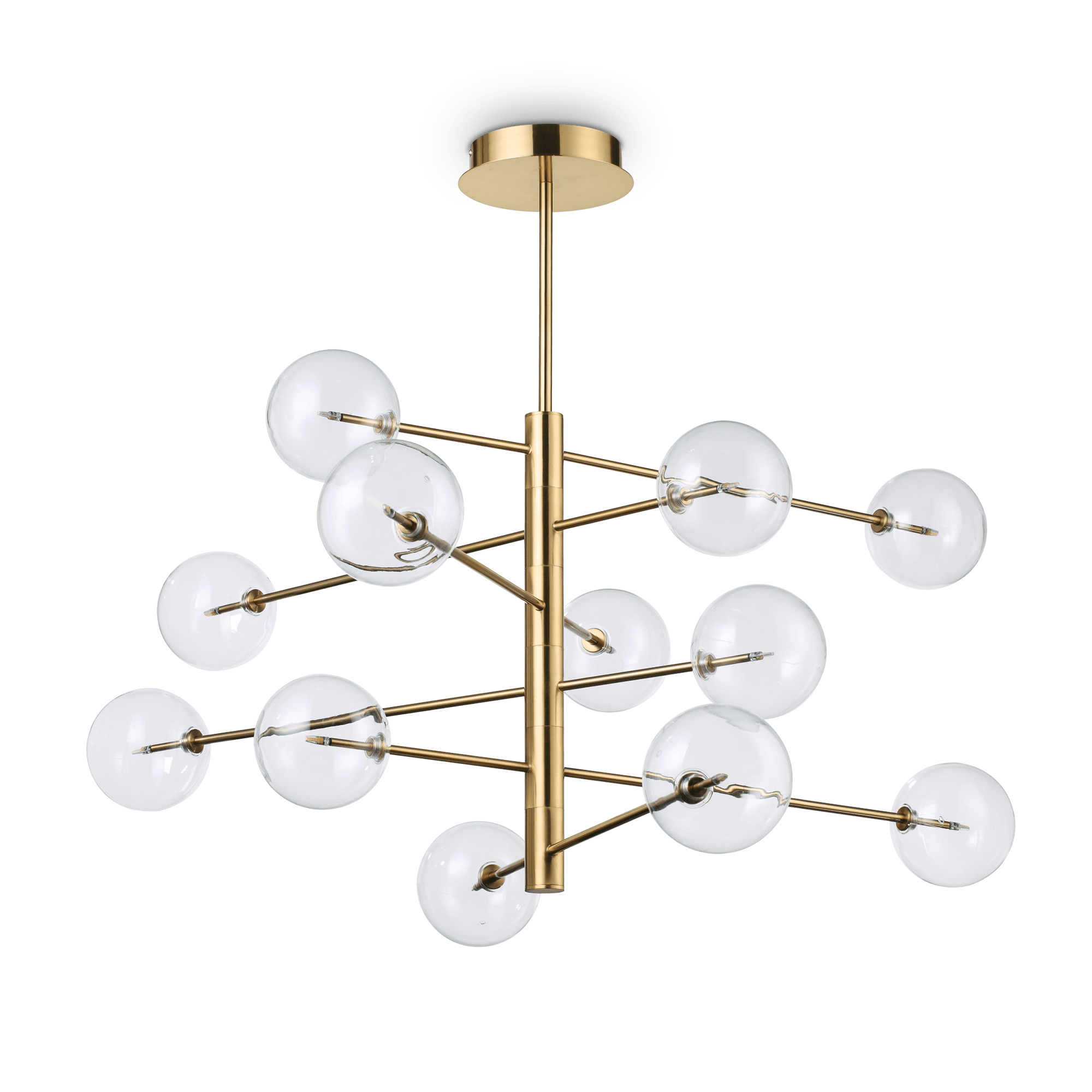 ПОЛИЛЕЙ IDEAL LUX 200125 EQUINOXE SP12 OTTONE ANTICO