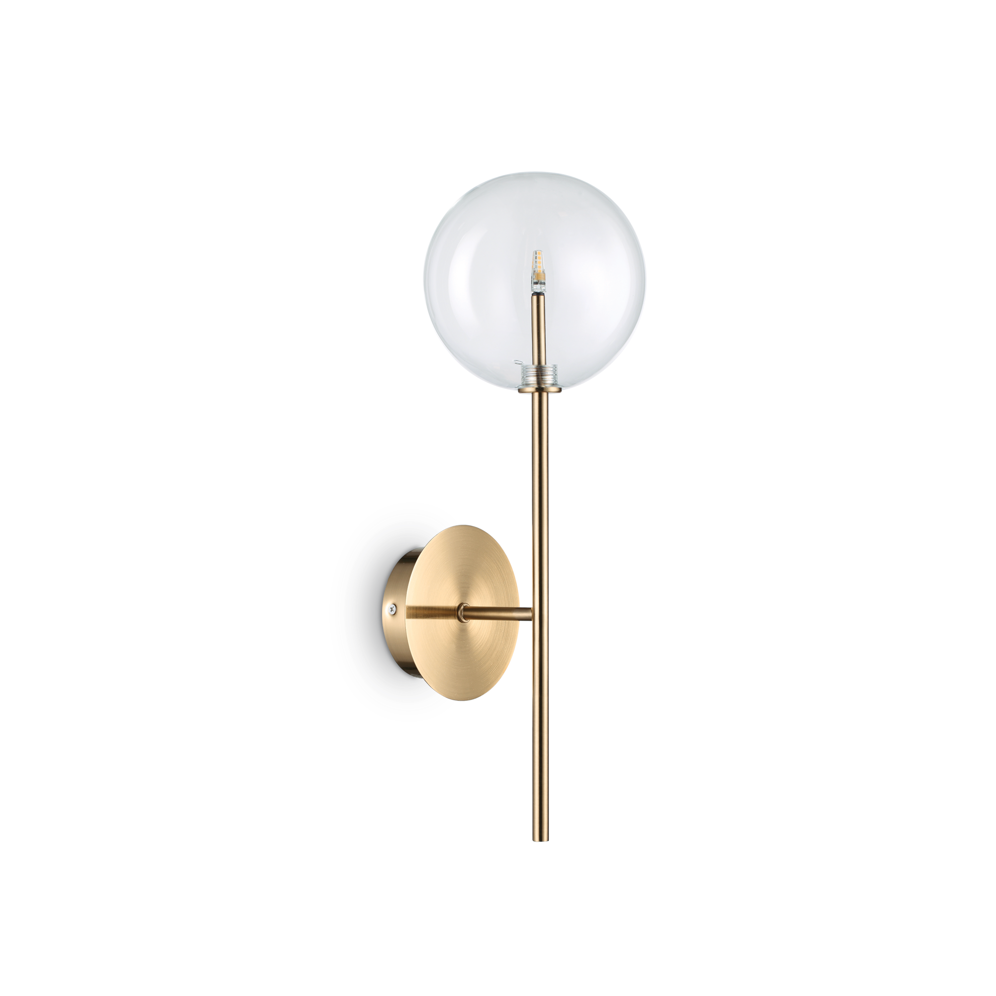 АПЛИК IDEAL LUX 200149 EQUINOXE AP1 OTTONE ANTICO