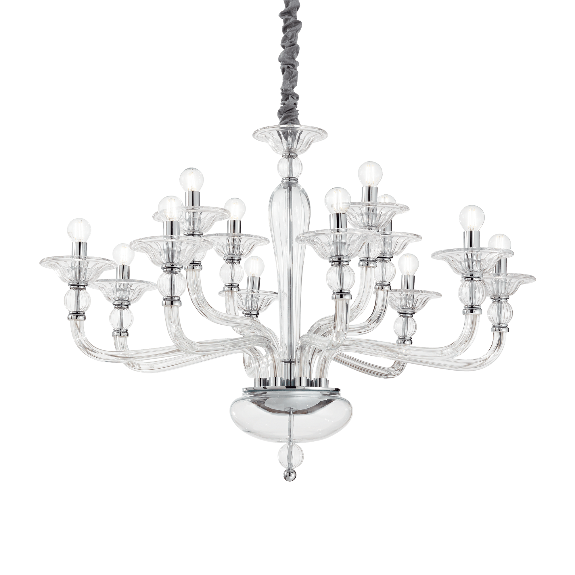 ПОЛИЛЕЙ IDEAL LUX 213484 DANIELI SP12 TRASPARENTE