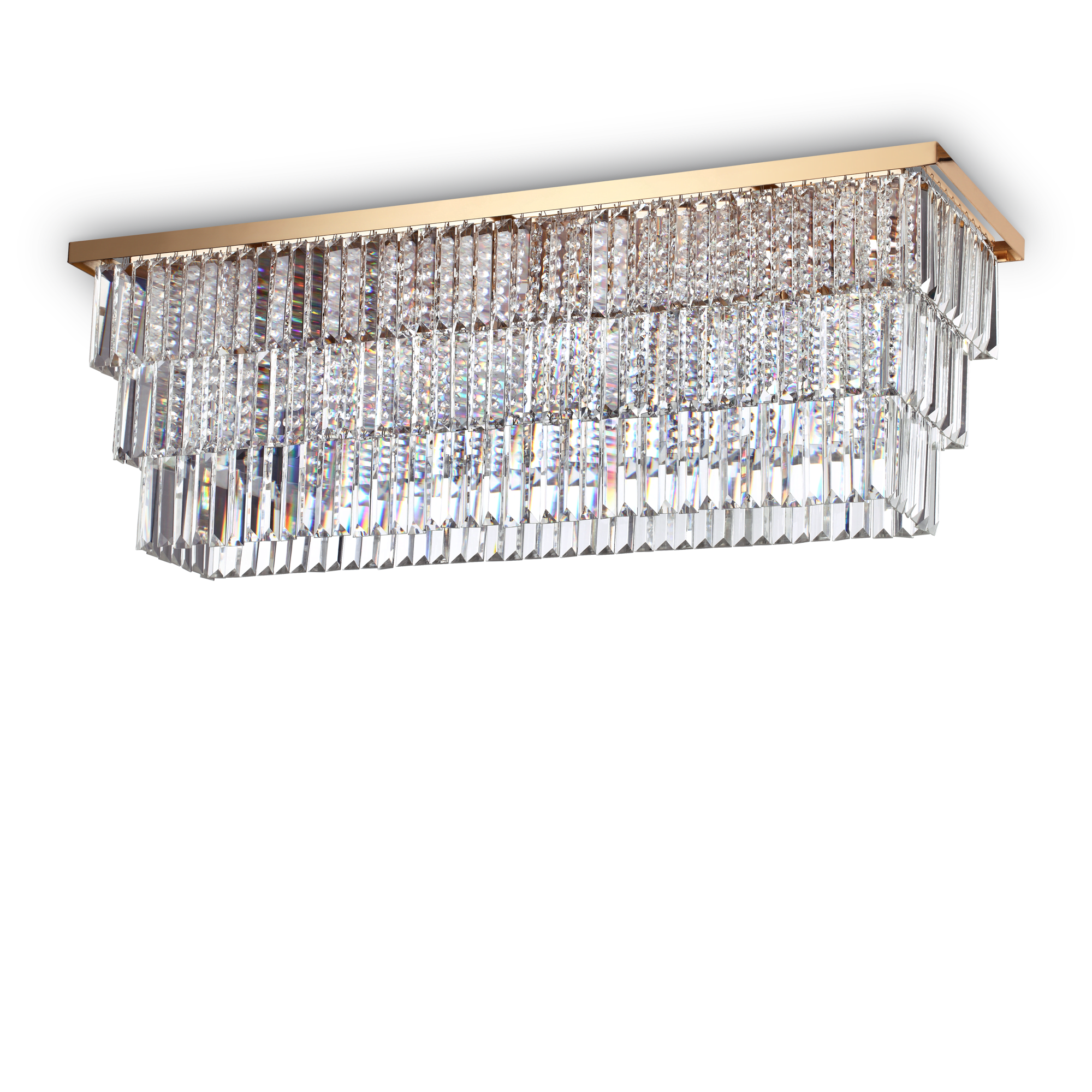 ПЛАФОН IDEAL LUX 213569 MARTINEZ PL8 ORO