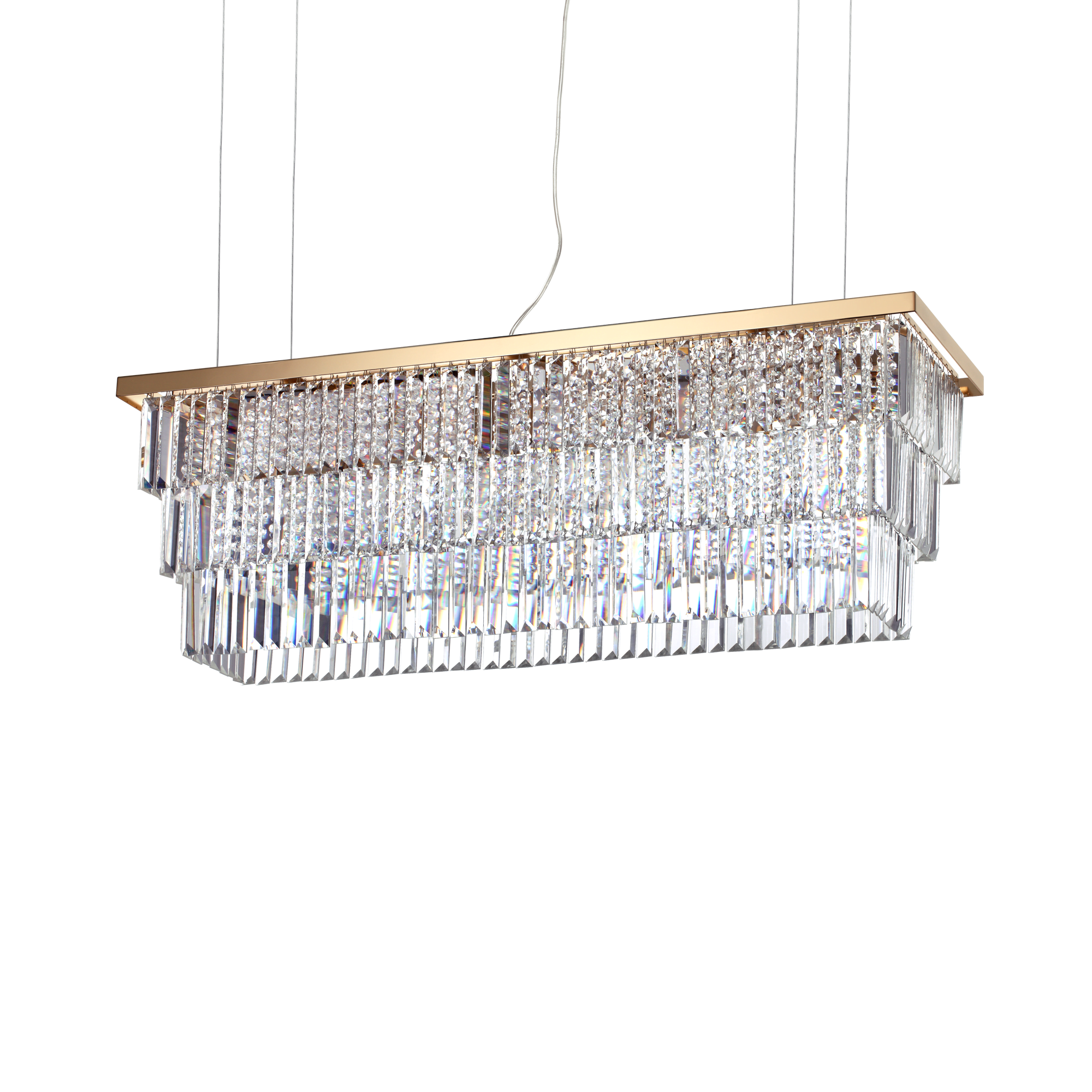 ПЕНДЕЛ IDEAL LUX 213583 MARTINEZ SP8 ORO