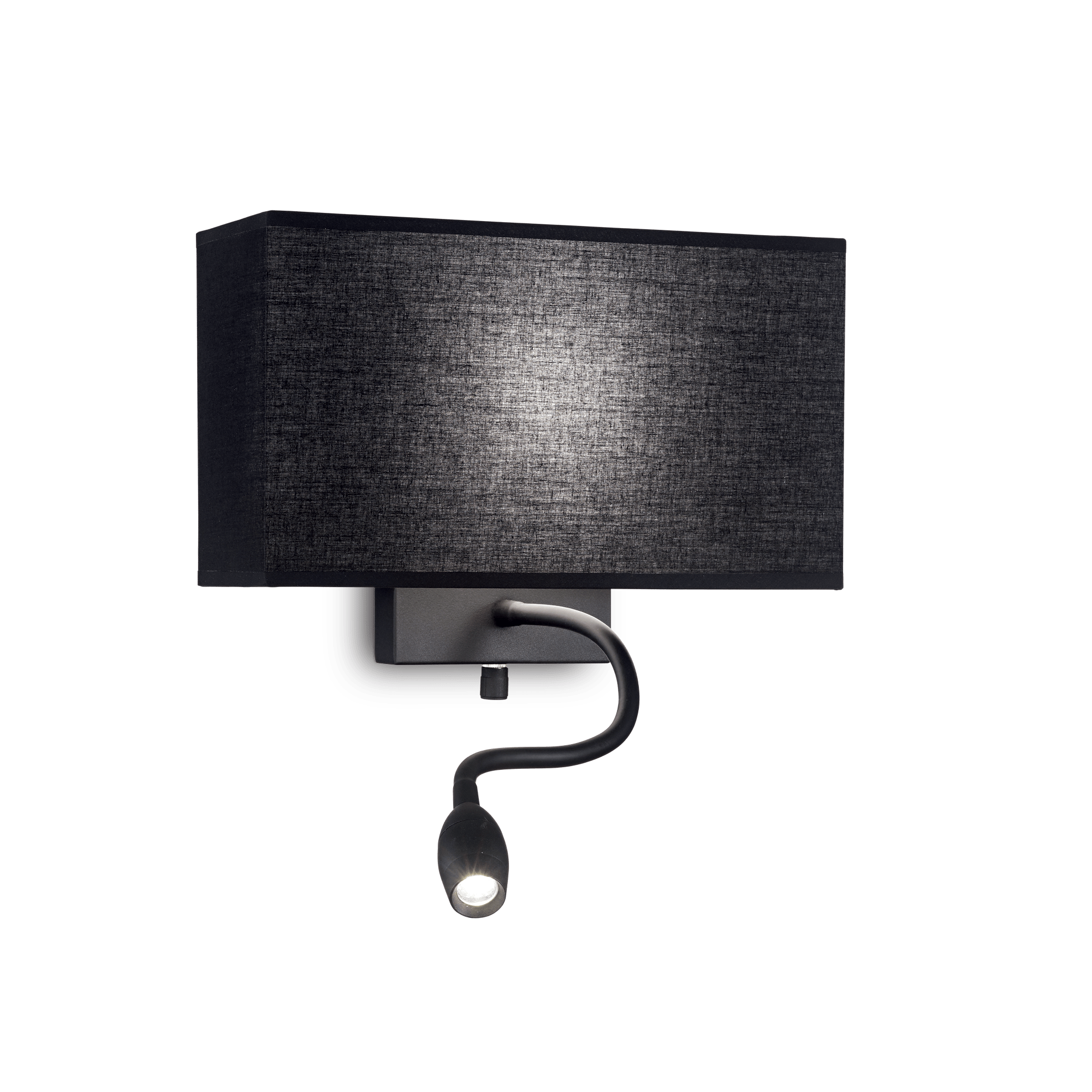 АПЛИК IDEAL LUX 215709 HOTEL AP2 ALL BLACK