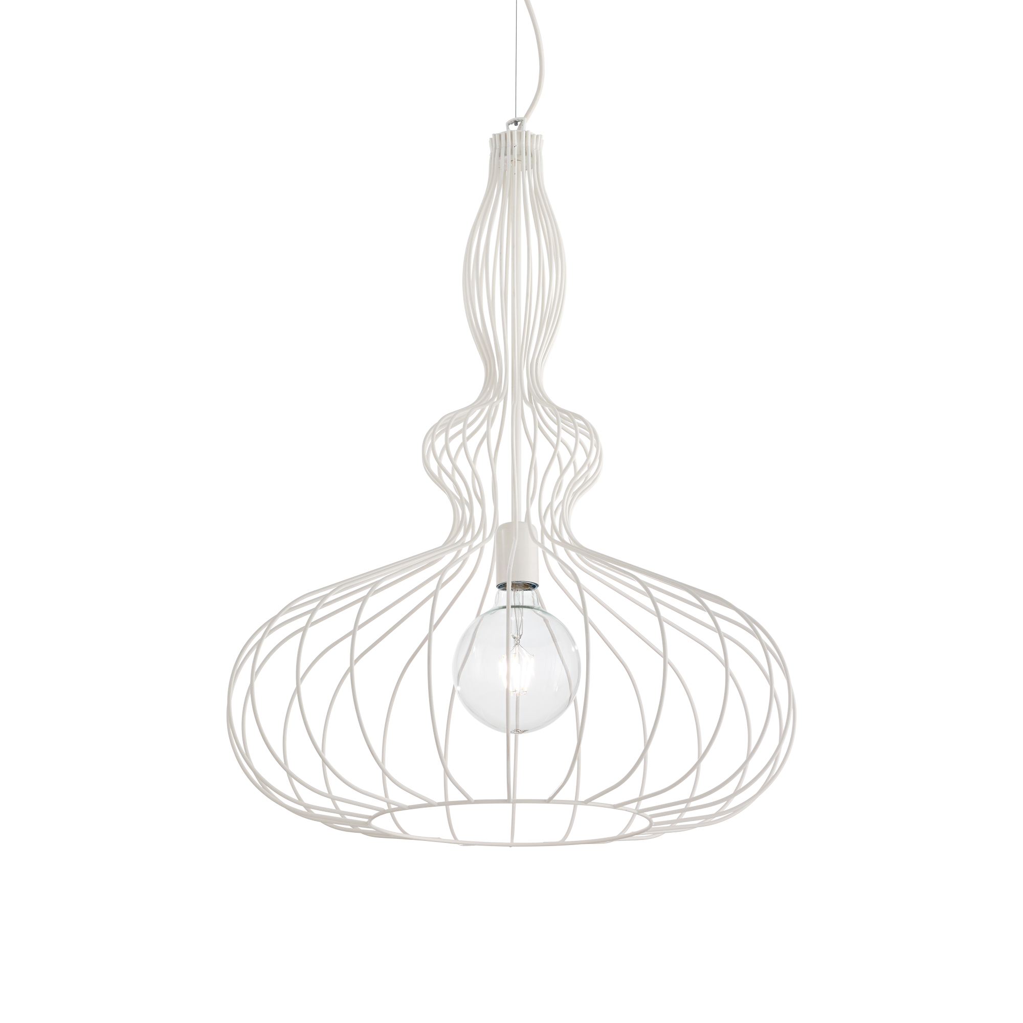ПЕНДЕЛ IDEAL LUX 220604 CLARISSA SP1 BIANCO