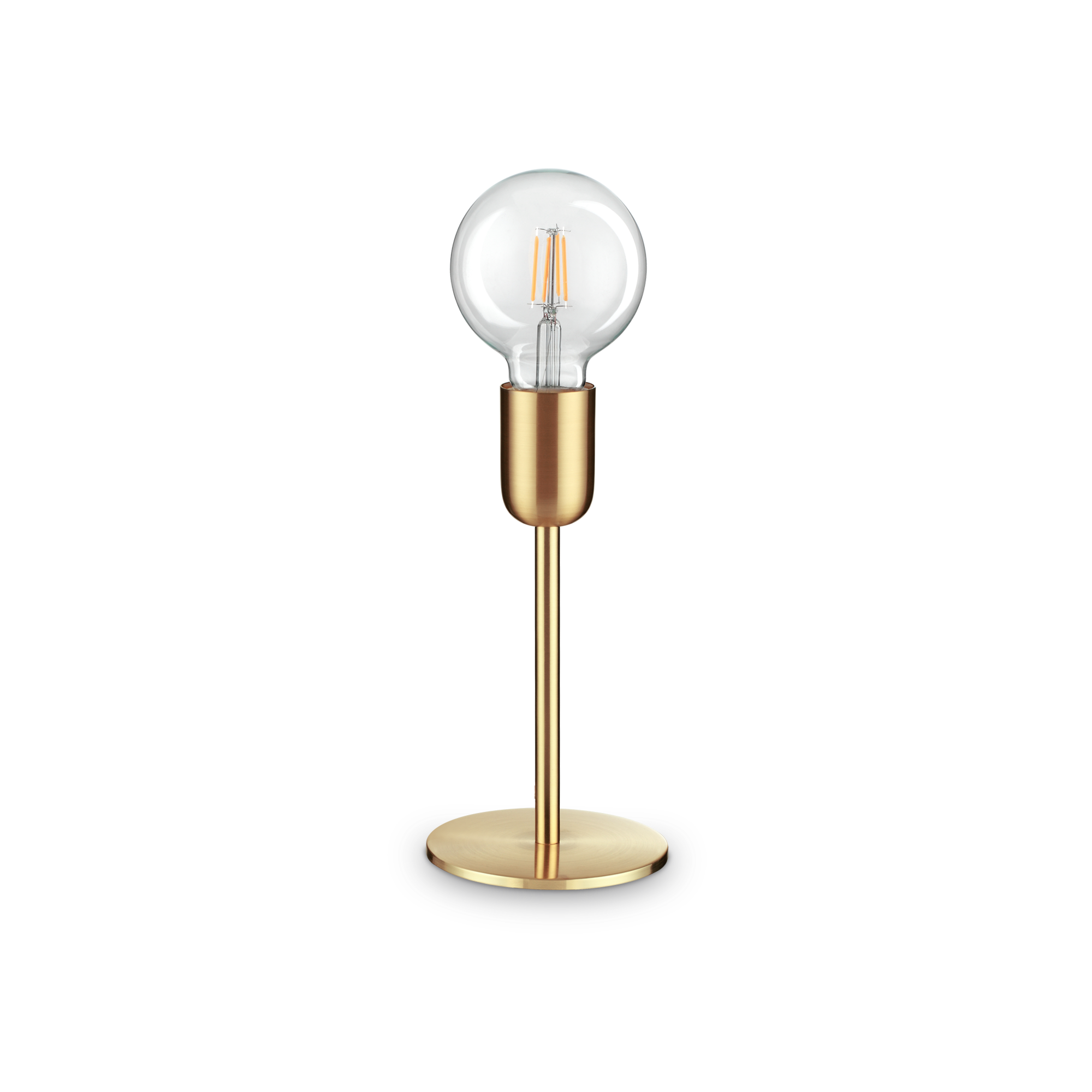 НАСТОЛНА ЛАМПА IDEAL LUX 232546 MICROPHONE TL1 OTTONE SATINATO