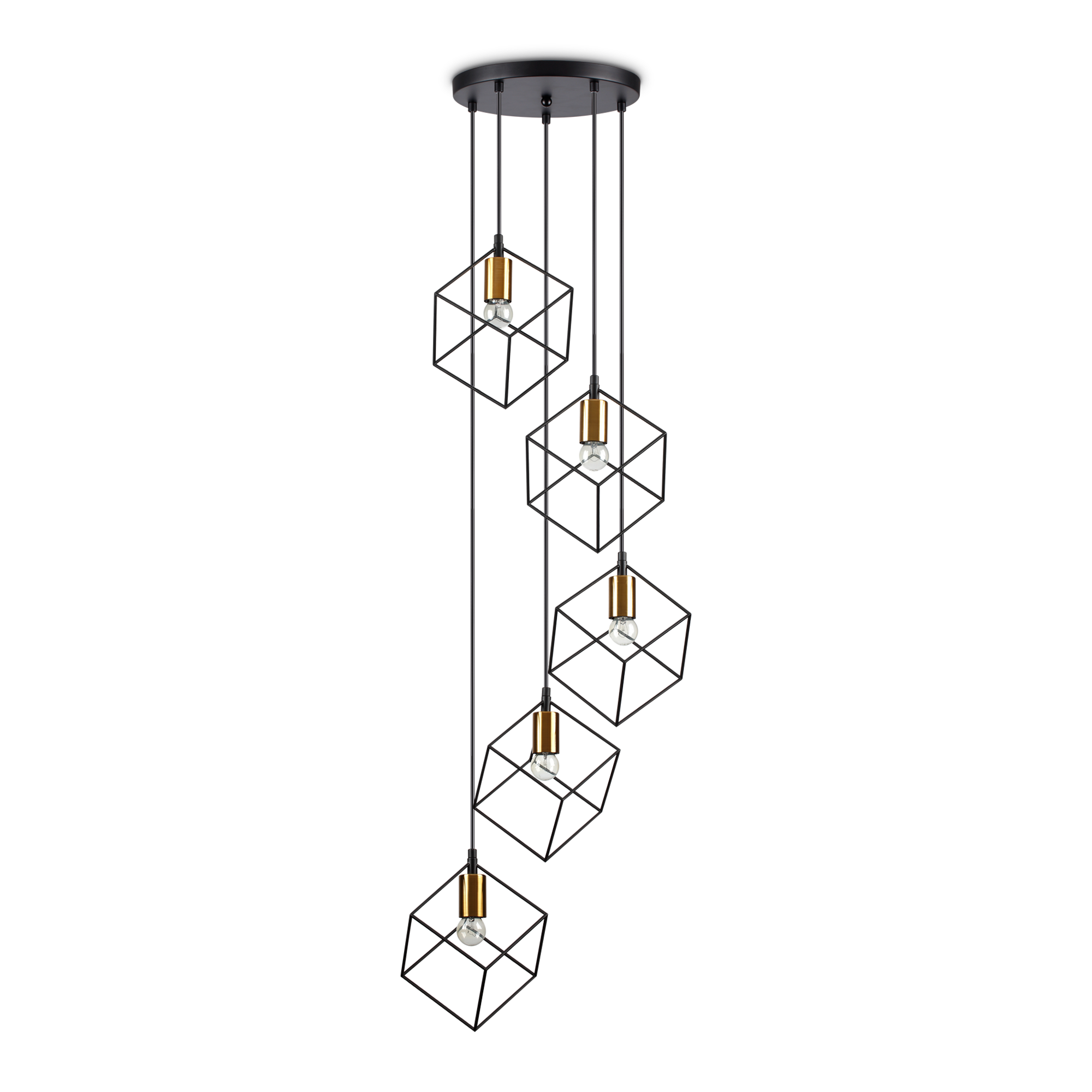 ПЕНДЕЛ IDEAL LUX 237664 ICE SP5 NERO