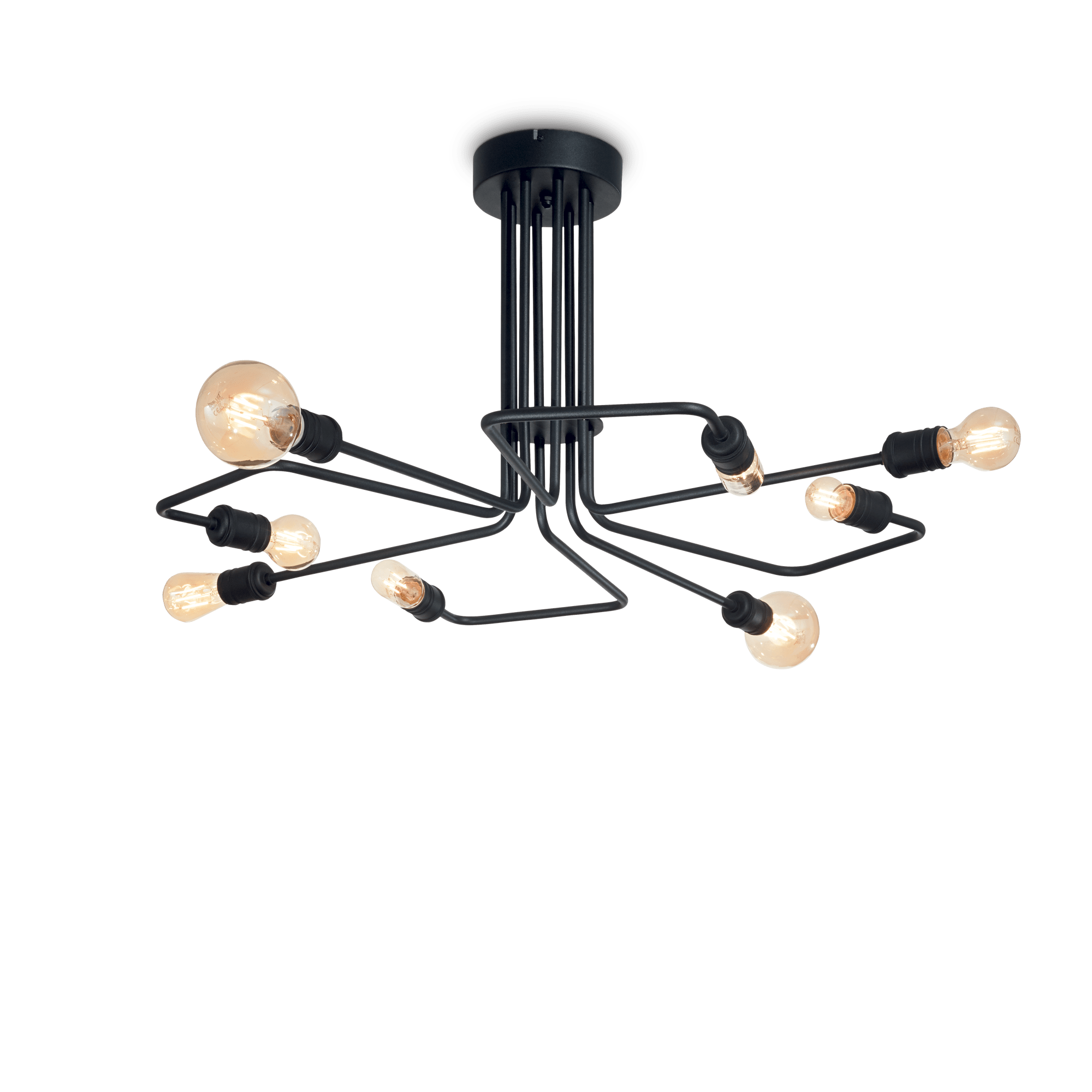 ПЛАФОН IDEAL LUX 242378 TRIUMPH PL8 NERO