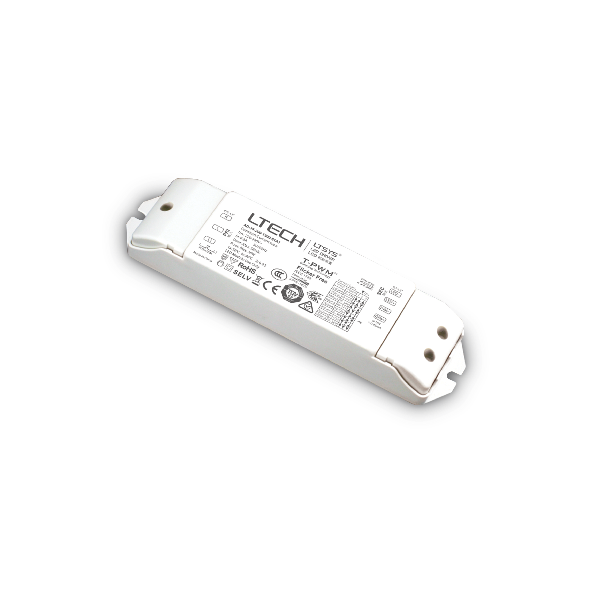 IDEAL LUX TECHNICAL | ACCESSORIES DEEP DRIVER 1-10V/PUSH 25W 500MA 248974